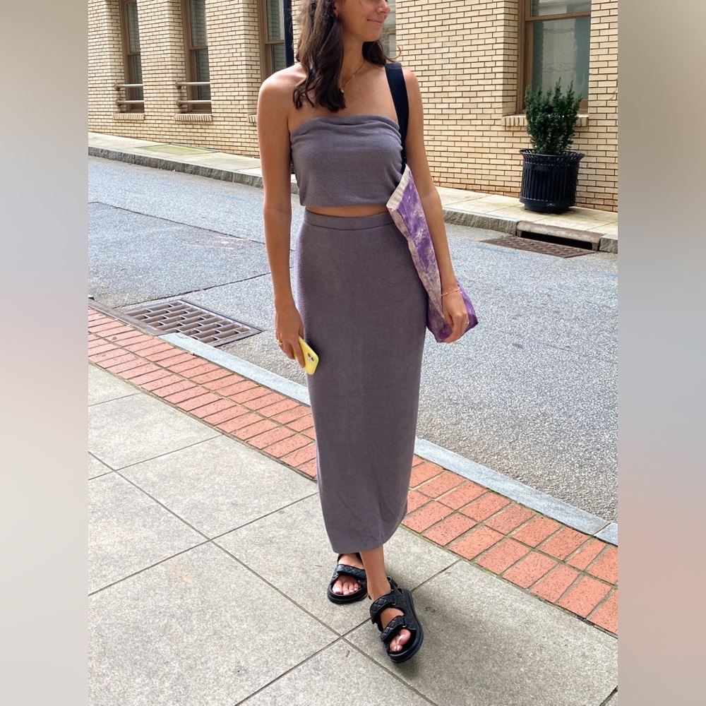 Free People Beach Tube Top and Skirt Set